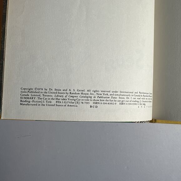 Lot of 7 Vintage 1958-1970 Dr. Seuss Book Club Edition Books - Picture 9 of 14